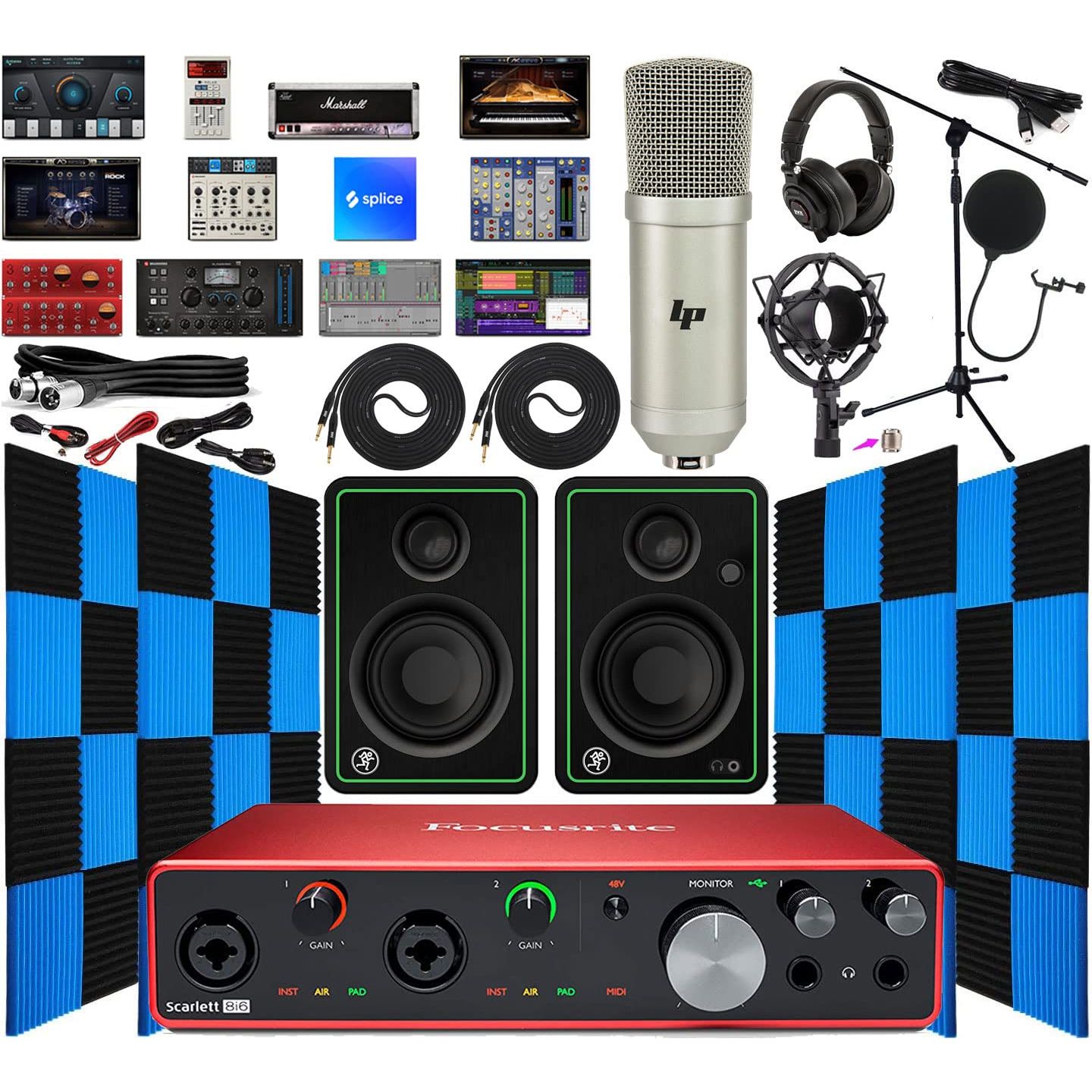 Focusrite Scarlett 8i6 3rd-Gen USB-C Audio Interface Studio Focusrite Scarlett 8i6 3rd-Gen USB-C Audio Interface Studio