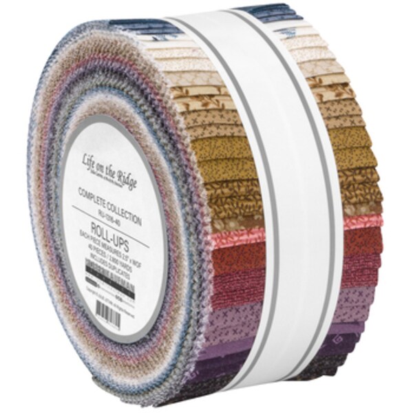 Life on the Ridge 2.5" Strip Roll (Jelly Roll / Roll Up) by Julie Letvin for Robert Kaufman (RU-1316-40)