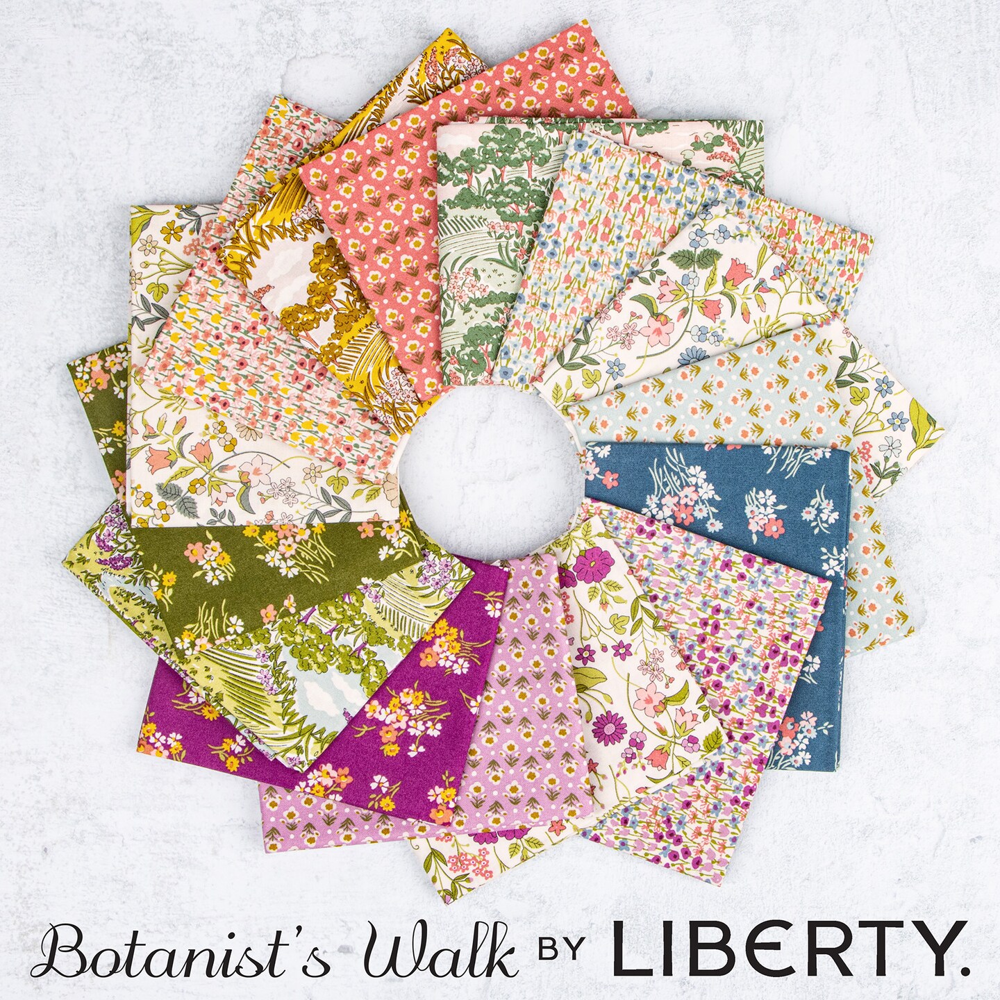 Joanne&#x27;s Bouquet in C (01667408c) | Botanist&#x27;s Walk | Liberty Fabrics | Riley Blake