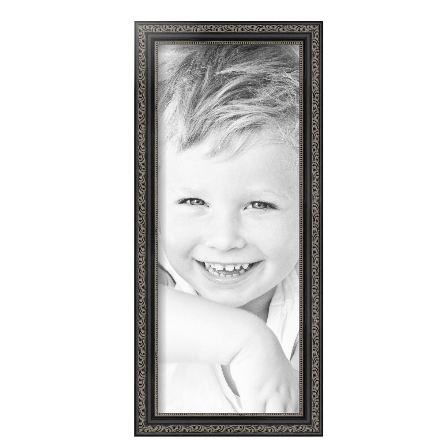 ArtToFrames 8x20 Inch Picture Frame, This 1.25 Inch Custom Wood Poster Frame is Available in Multiple Colors, Great for Your Art or Photos - Comes with Regular Glass and Corrugated Backing (A40EI)
