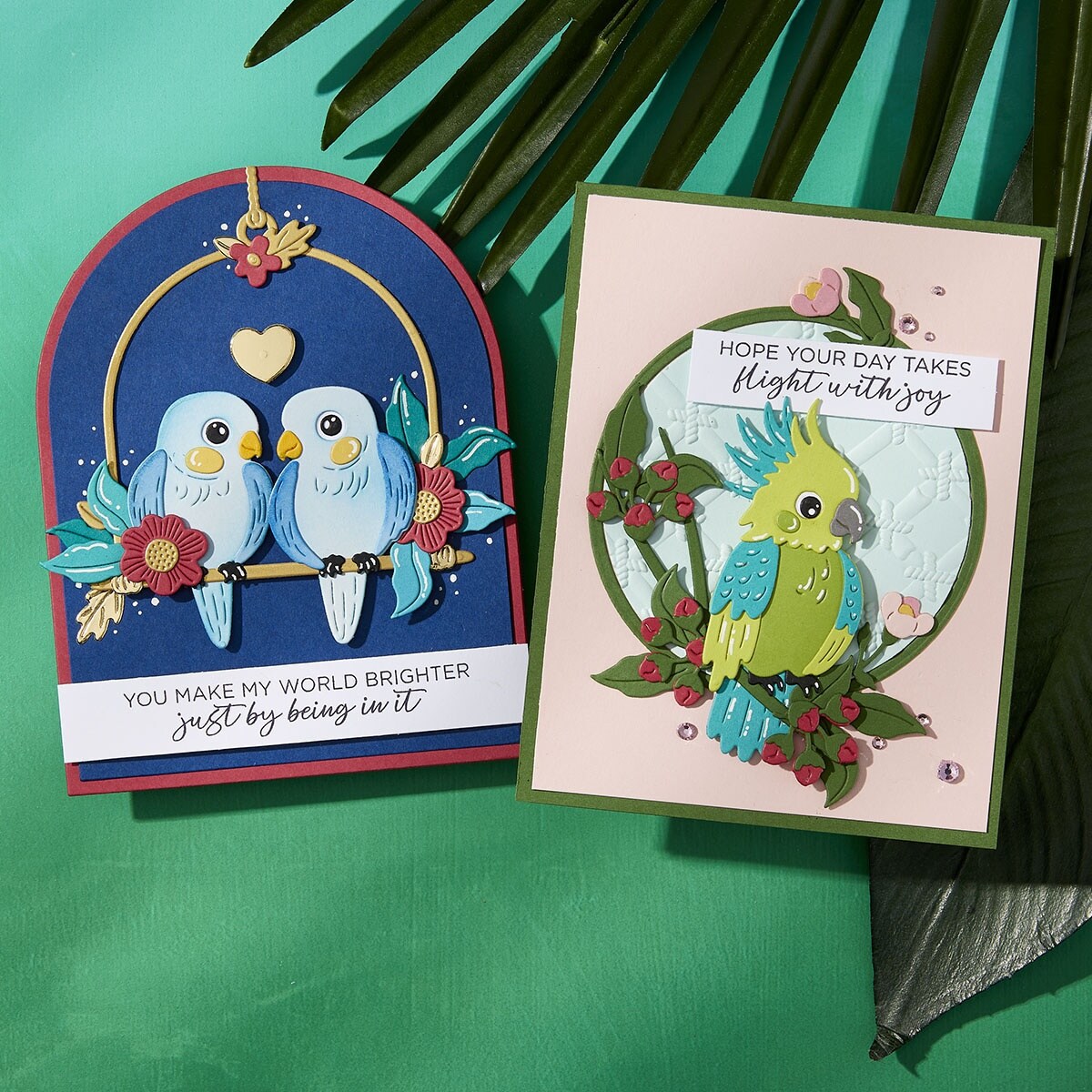 Spellbinders Clear Stamp Set From Cheerful Chirps-Spread Your Wings Sentiments