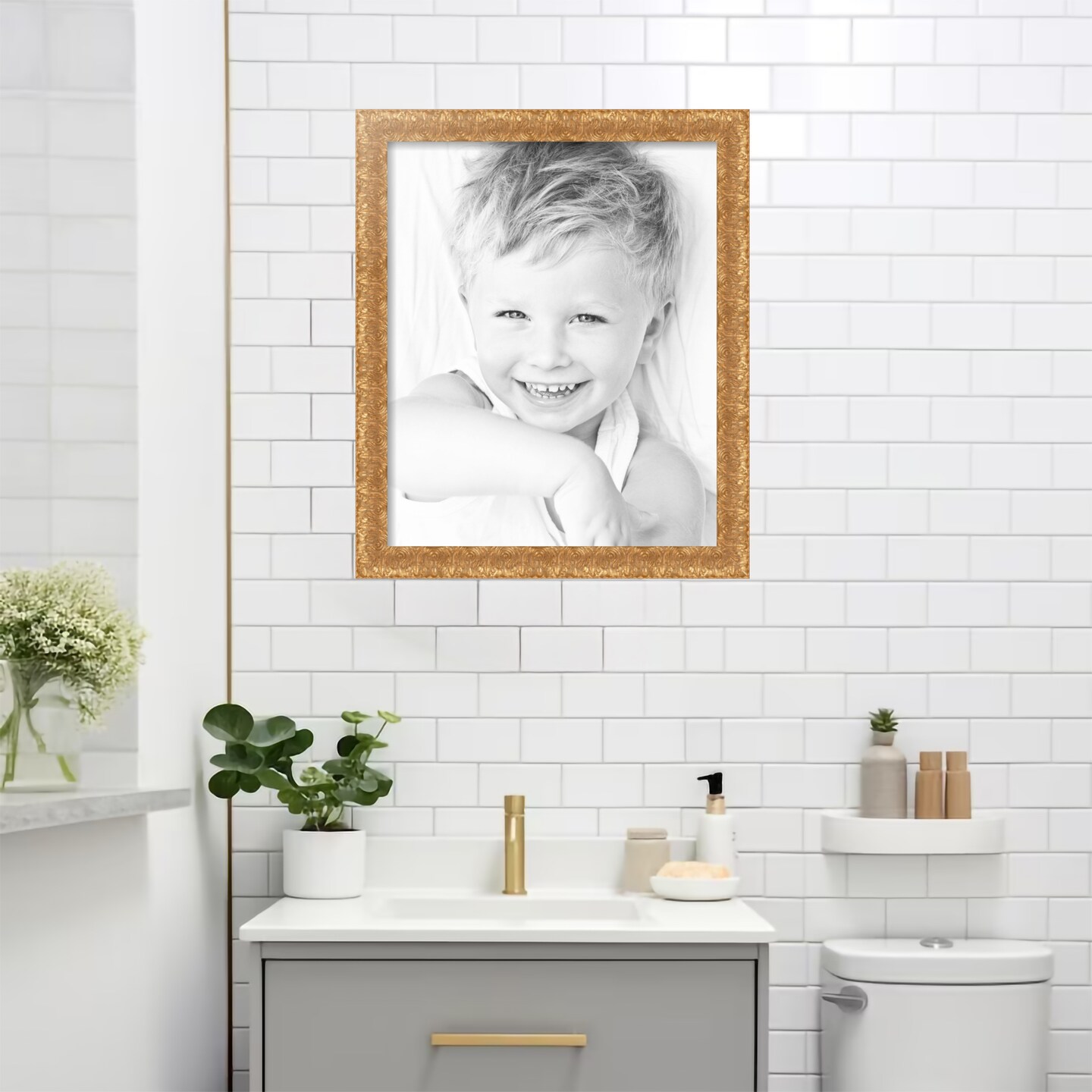 ArtToFrames 18x22 Inch Picture Frame, This 1.00 Inch Custom Wood Poster Frame is Available in Multiple Colors, Great for Your Art or Photos - Comes with Economy Acrylic and Corrugated Backing (A72NL)