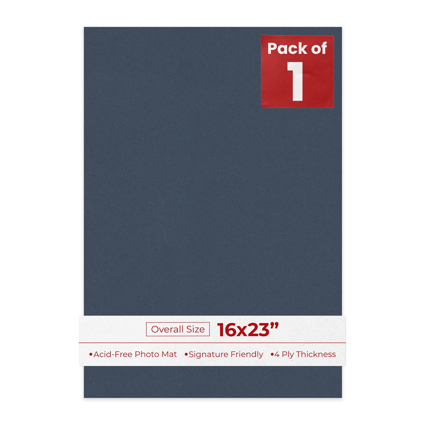 Navy Blue 16x23 Uncut Mat Board - Blank Sheets, No Opening, Color: Blue ...
