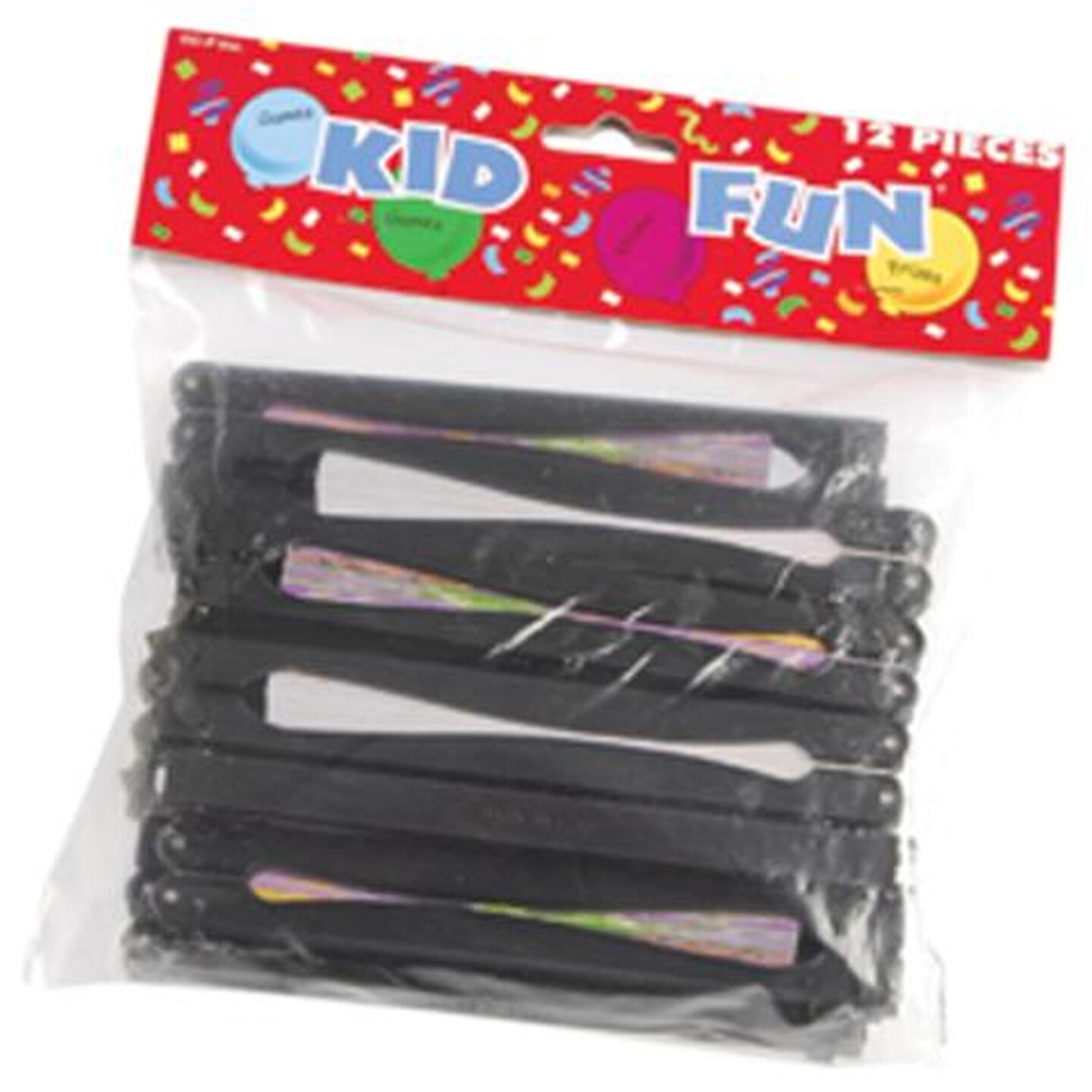 Mardi Gras Folding Fans Include 12 Units