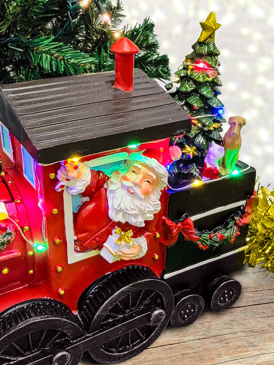 Christmas Train Decoration. Christmas Village