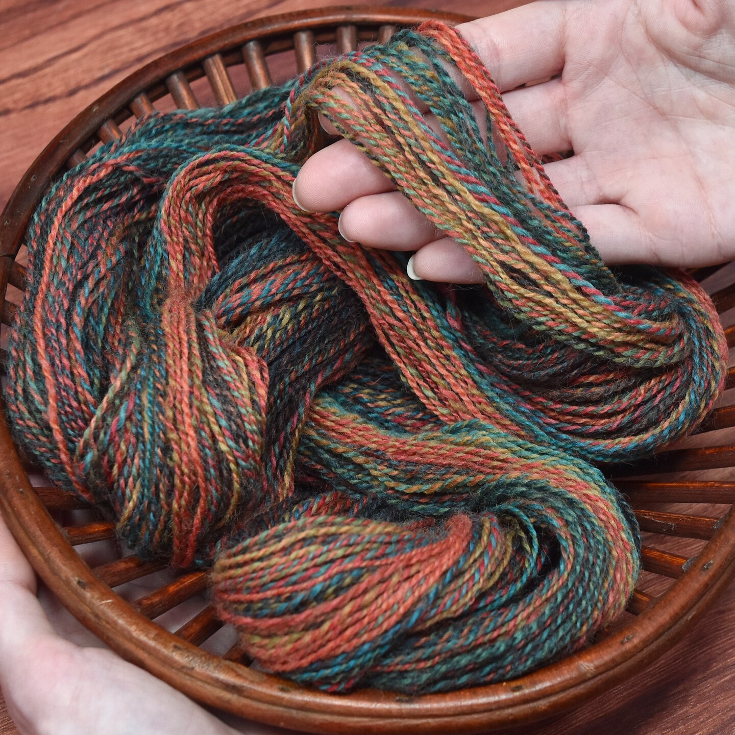 Double Helix by Living Dreams Yarn. Soft, Colorful Wool Yarn for Crochet, Knitting, Weaving. Self-Striping Sport Weight Yarn, 3 Pack, 150g