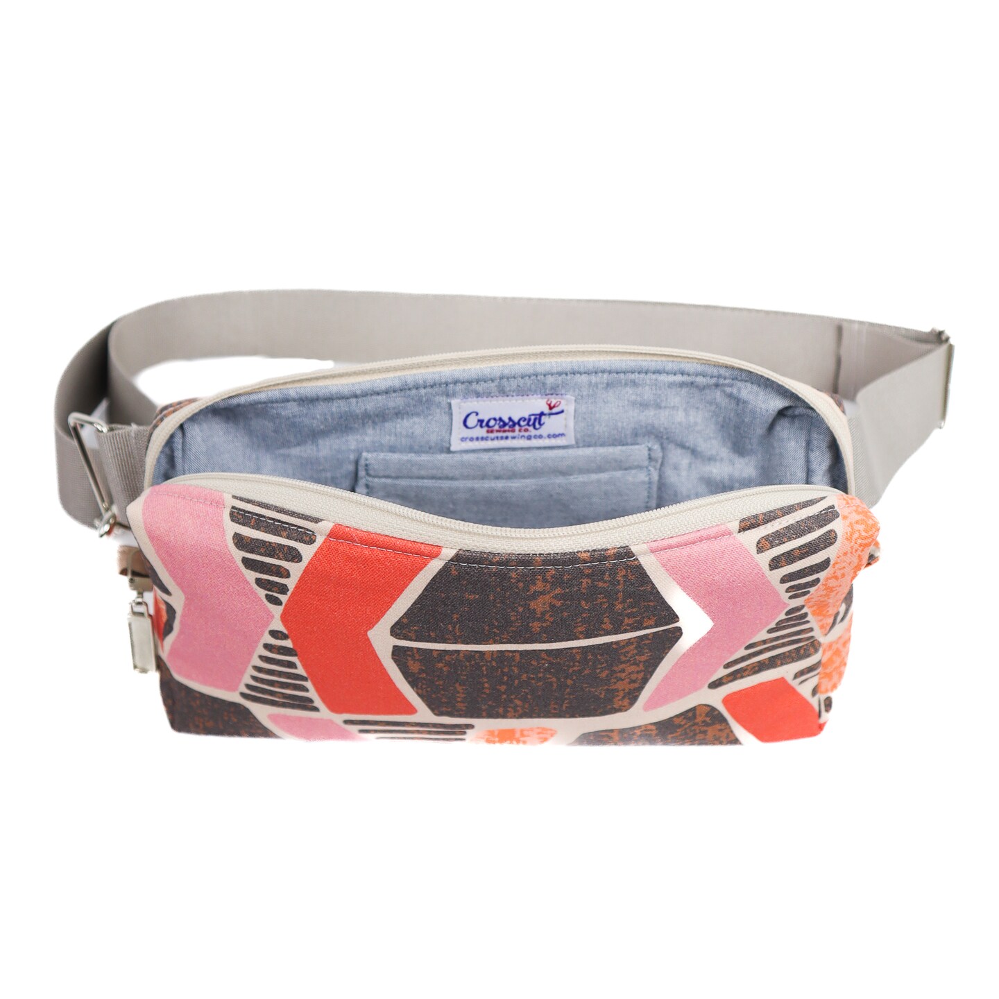 Crosscut Sewing Co.® Belt Bag Sewing Project Kit - Beginner Friendly DIY Sewing Kit