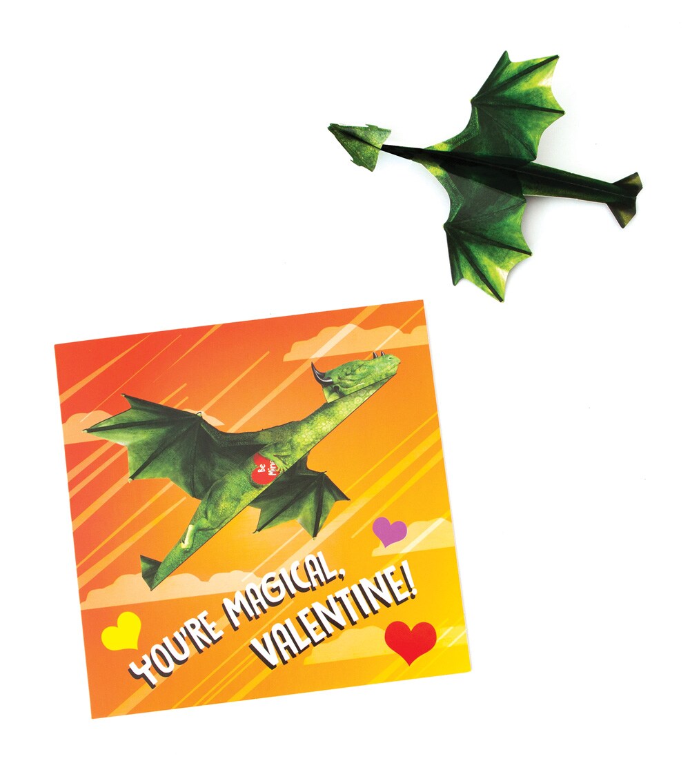 Flying Dragons Valentine Class Exchange cards