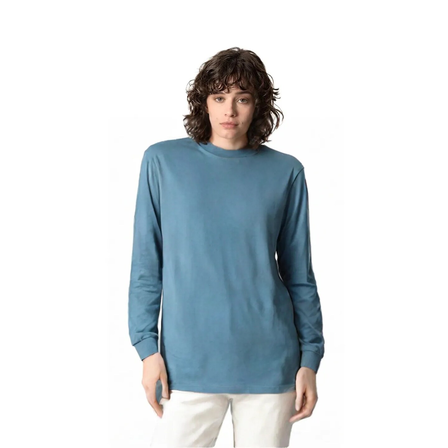 BELLA+CANVAS® Long Sleeve Heavy Cotton Jersey Tee for Everyday Wear, Casual Style & Layering Unisex Shirt