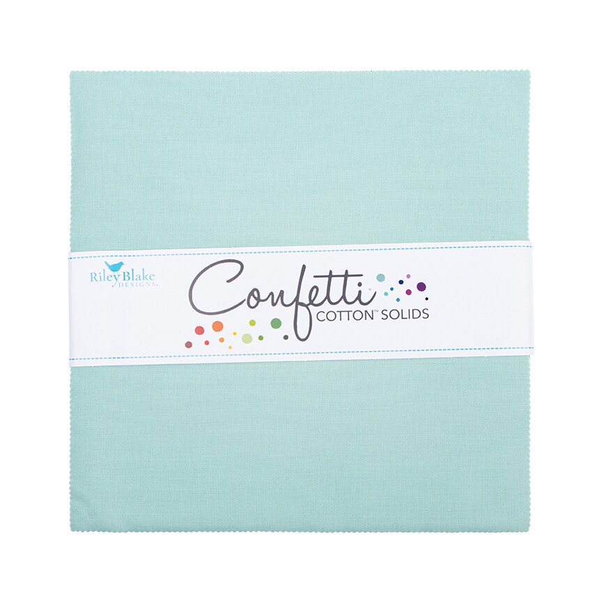 Confetti Cotton 10" Square Pack (Layer Cake / 10" Stacker) in Songbird by Riley Blake (10-120-SONGBIRD-42)