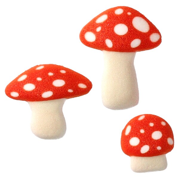Mushrooms Dec-Ons&#xAE; Decorations 12ct