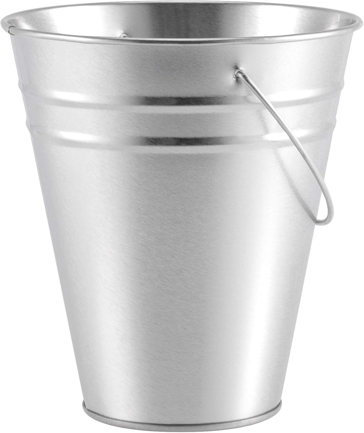 20 Pack - Inches Galvanized Metal Buckets with Handle