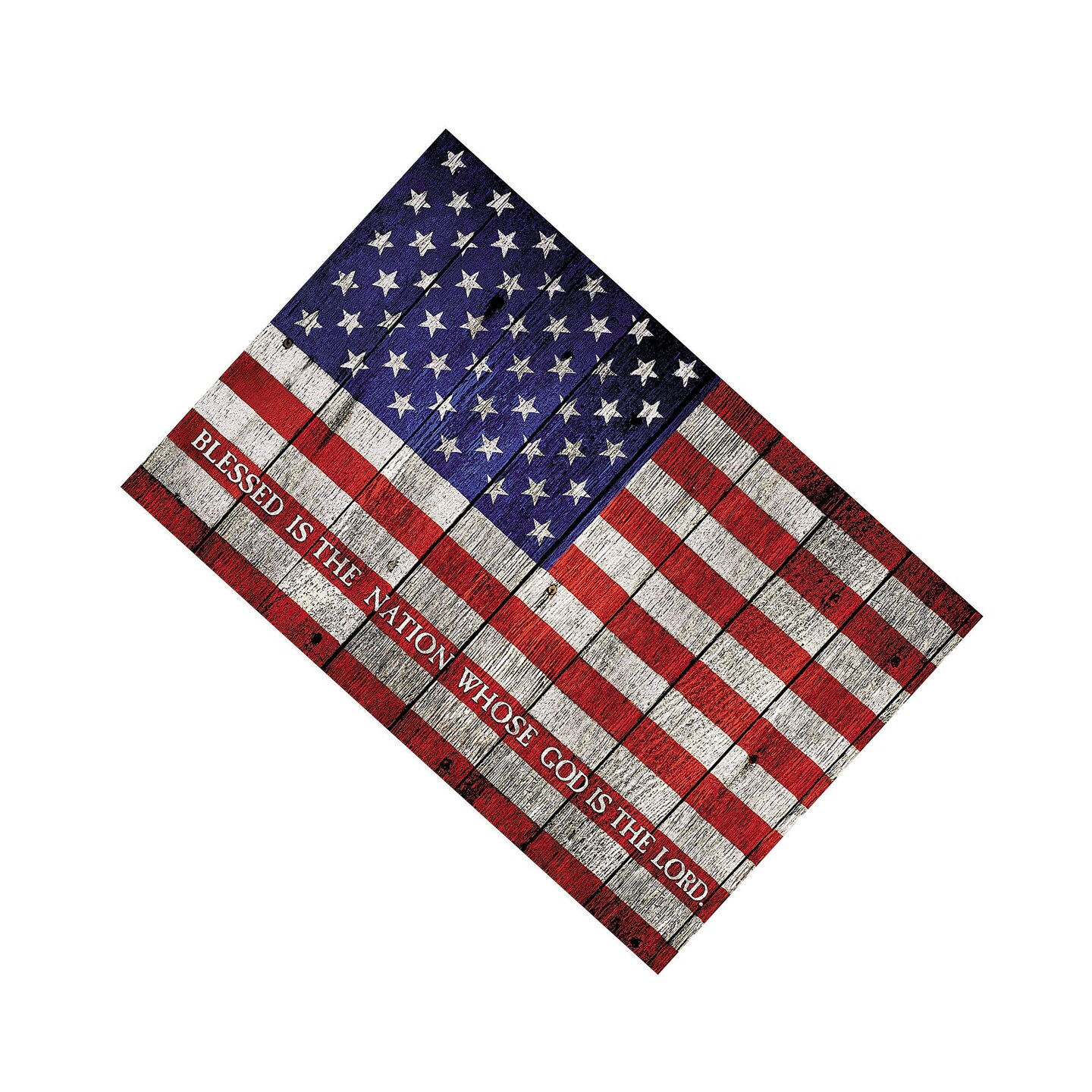 4th of July American Flag Verse Backdrop Banner 3 Pieces