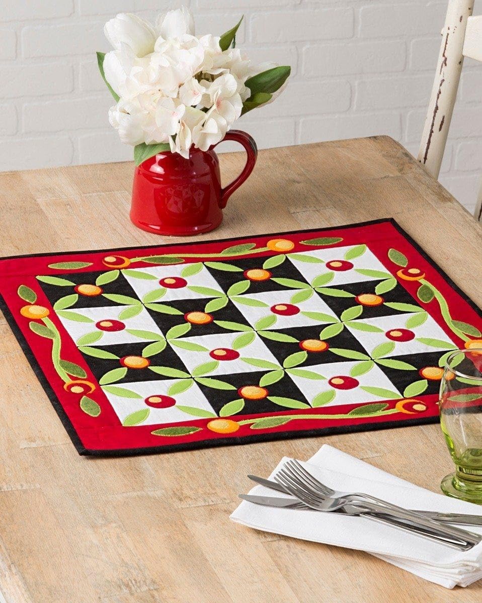 AccuQuilt GO! Circle Quilt Die – 1/2", 3/4", 1", 1 1/4" Fabric Cutting Die for Appliqué Quilting, Requires 6" x 12" Cutting Mat