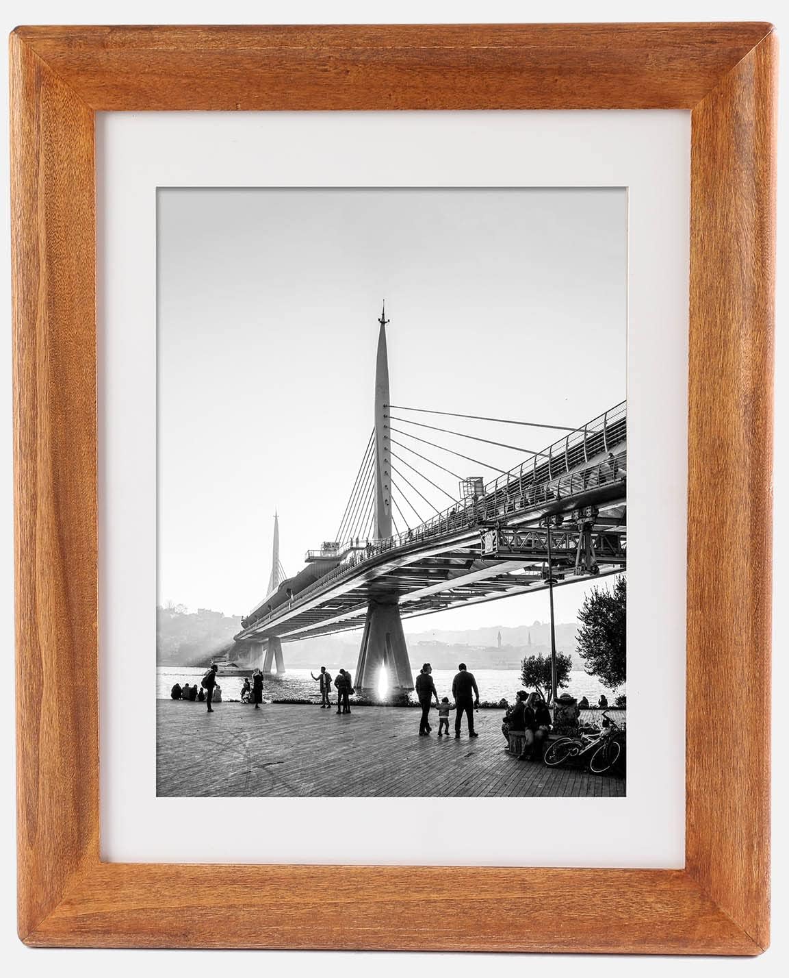 11x14 Picture Frame Display Pictures with Mat 8.5x11 or 11x14 Without Mat,Vertical or Horizontal for Wall or Tabletop Display