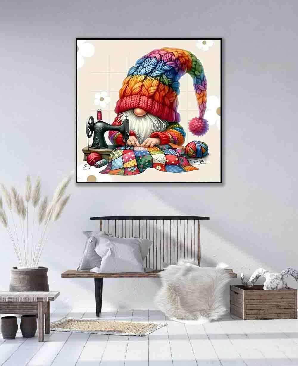 Stamped Cross Stitch Kits for Adults Beginner,Sewing Machine Counted Cross Stitch Kits