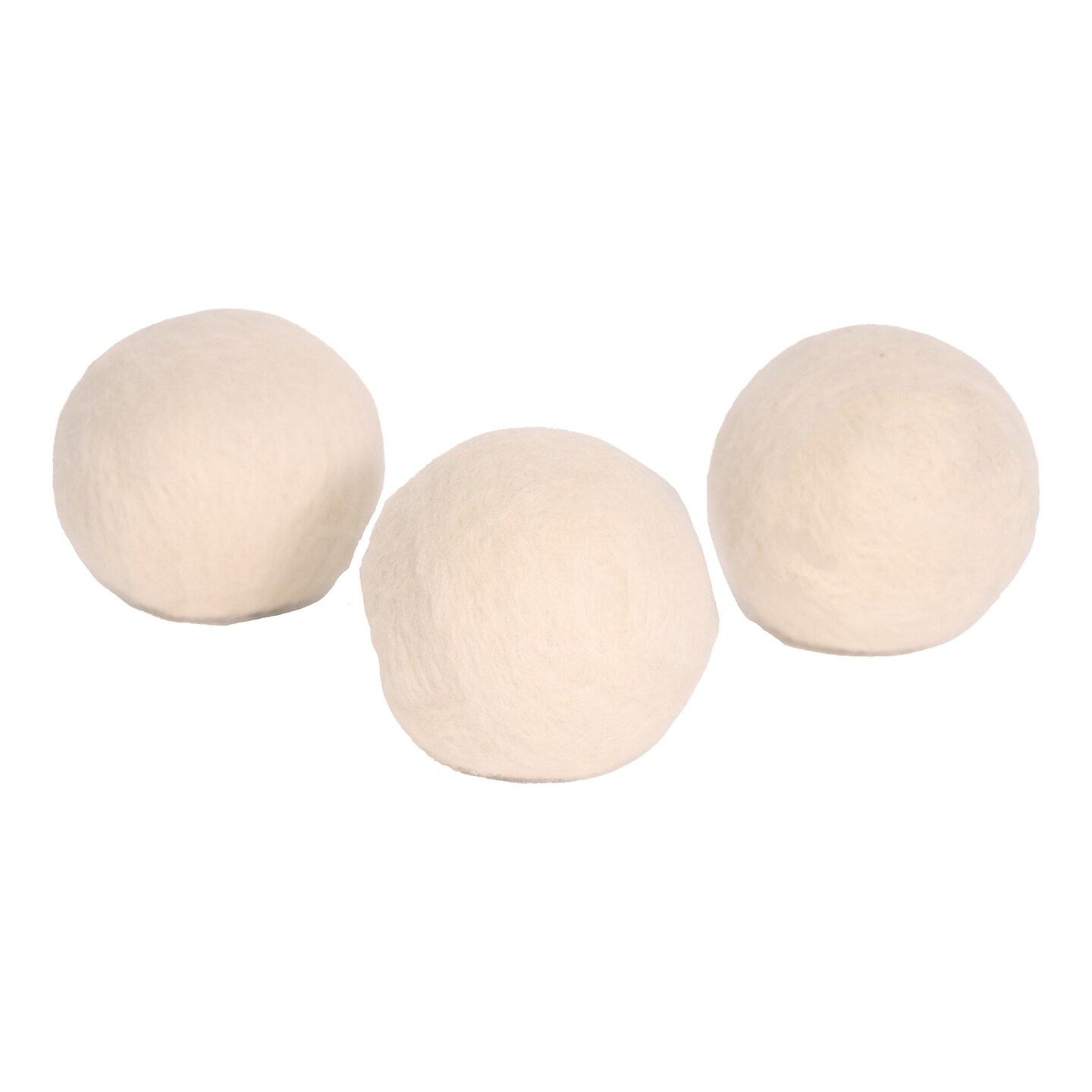 Reusable Wool Dryer Balls - Light Set  (Pack of 3)