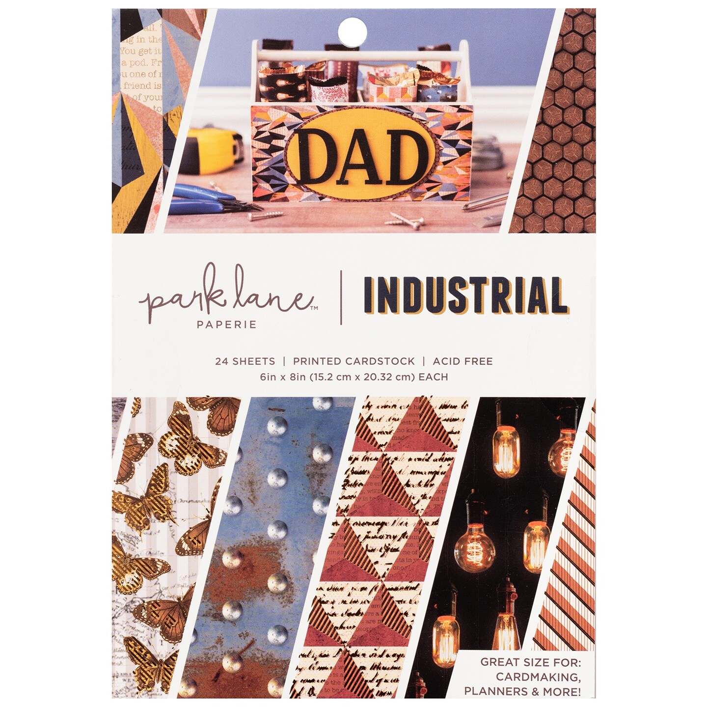 American Crafts Paper Pad 6&#x22;X8&#x22;-Industrial