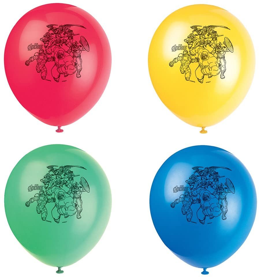 Marvel Avengers Super Hero 12&#x22; Latex Balloons - 8ct