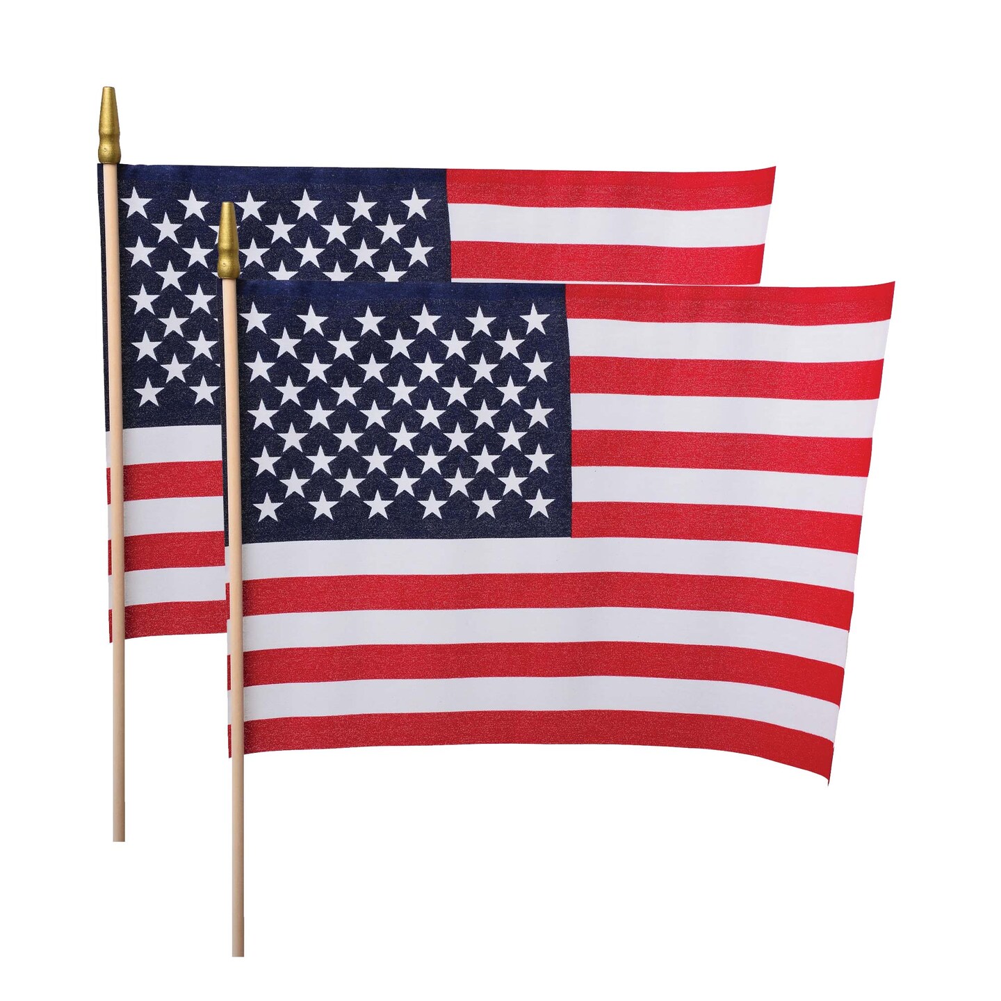 4th of july Premium USA Flags 12x18 Inch Cloth Durable Patriotic Flags