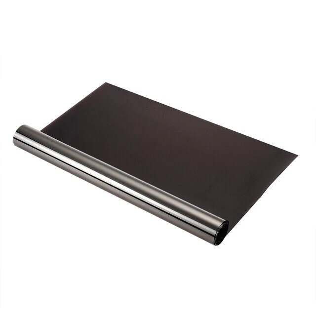 39.4" Window Tint Sun Blocking Blackout UV Protection One-Way Privacy Reflective Film