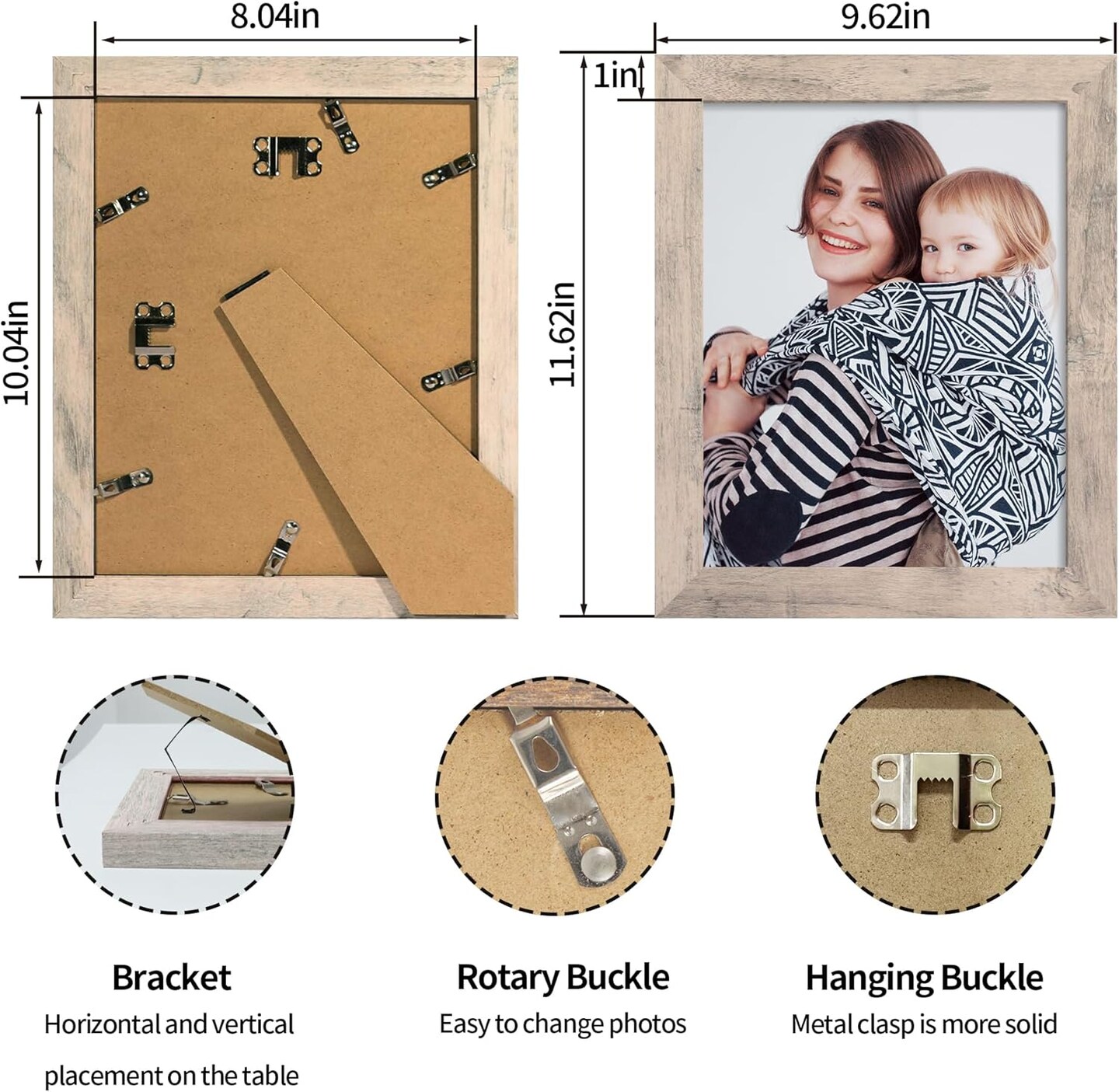 8x10 Picture Frame Set of 4