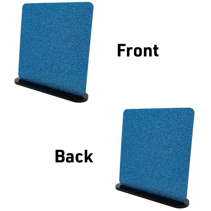 Glitter Acrylic 2.6mm (1/8th Inch), 12x19 inch | CO2 Laser & CO2 Glowforge Ready, Special Pattern Cast Acrylics, Craft Closet Brand