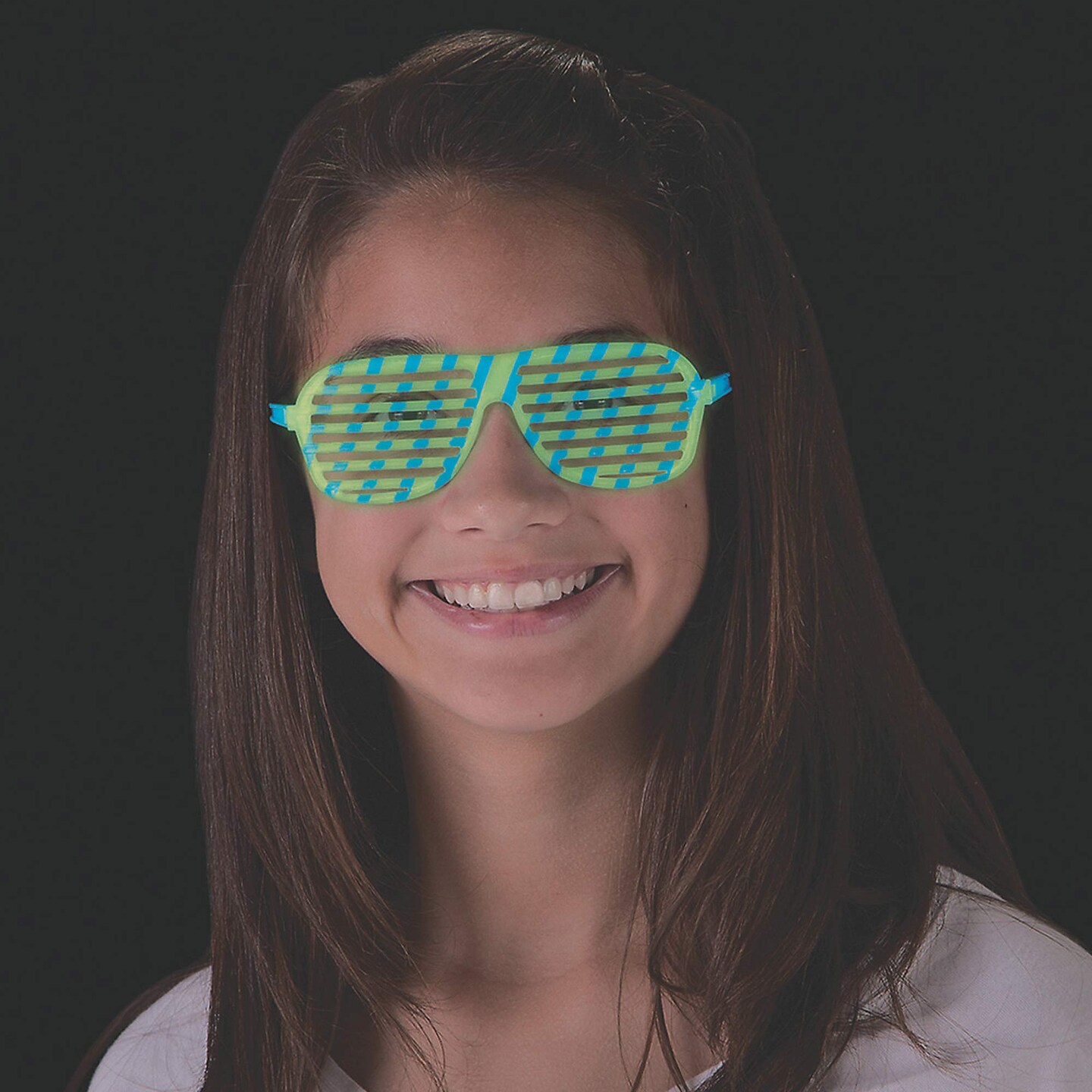 Kids Bright Color Glow-in-the-Dark Shutter Glasses 12 Pieces