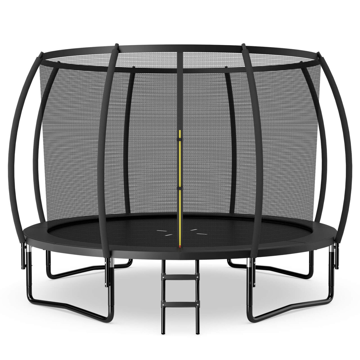 Outdoor 12ft Trampoline for Kids and Adults with Enclosure Net and Ladder