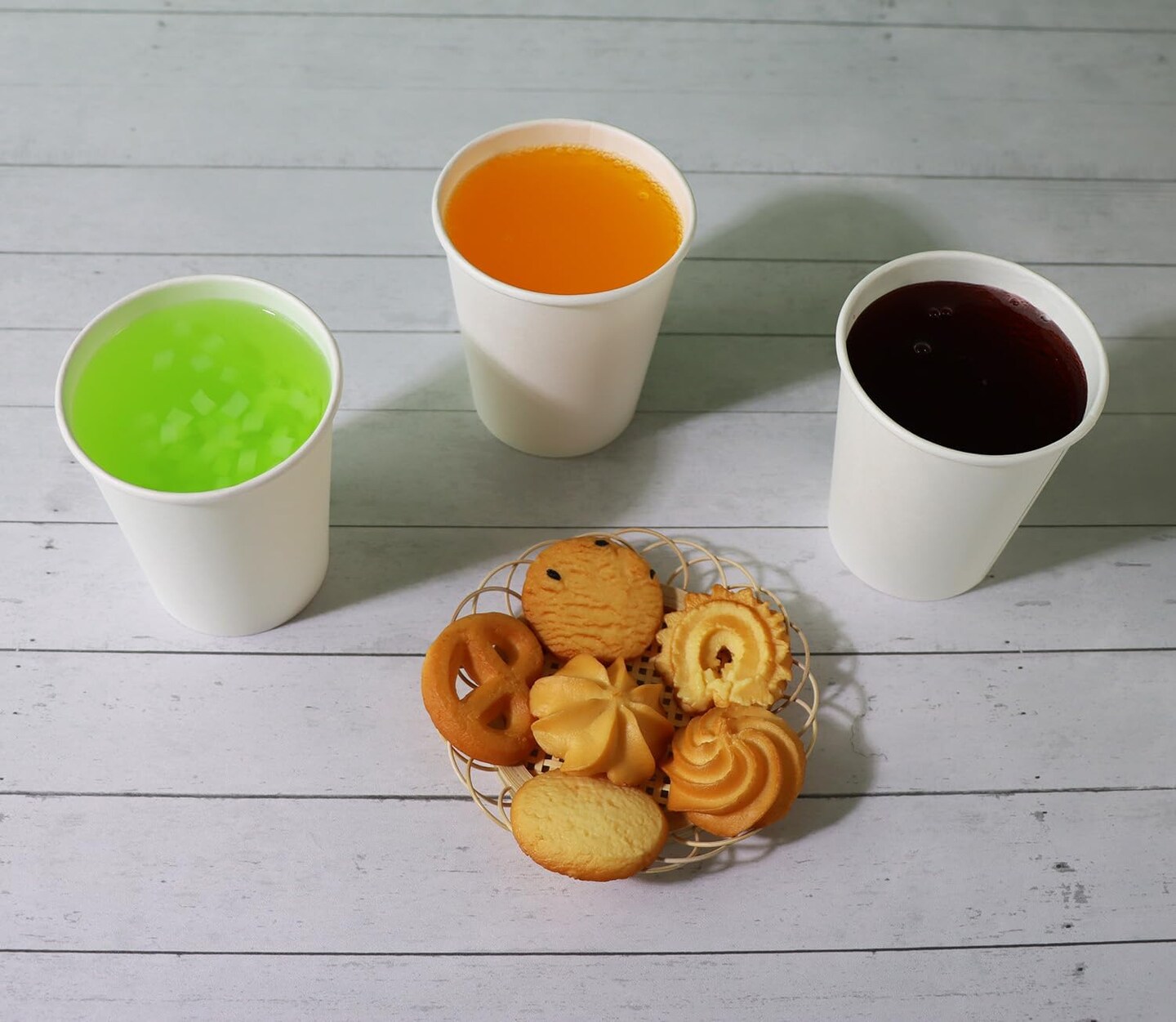 150 Count 12 OZ Heavy-duty Paper Coffee Cups, White Disposable Cup for Hot and Cold Beverage