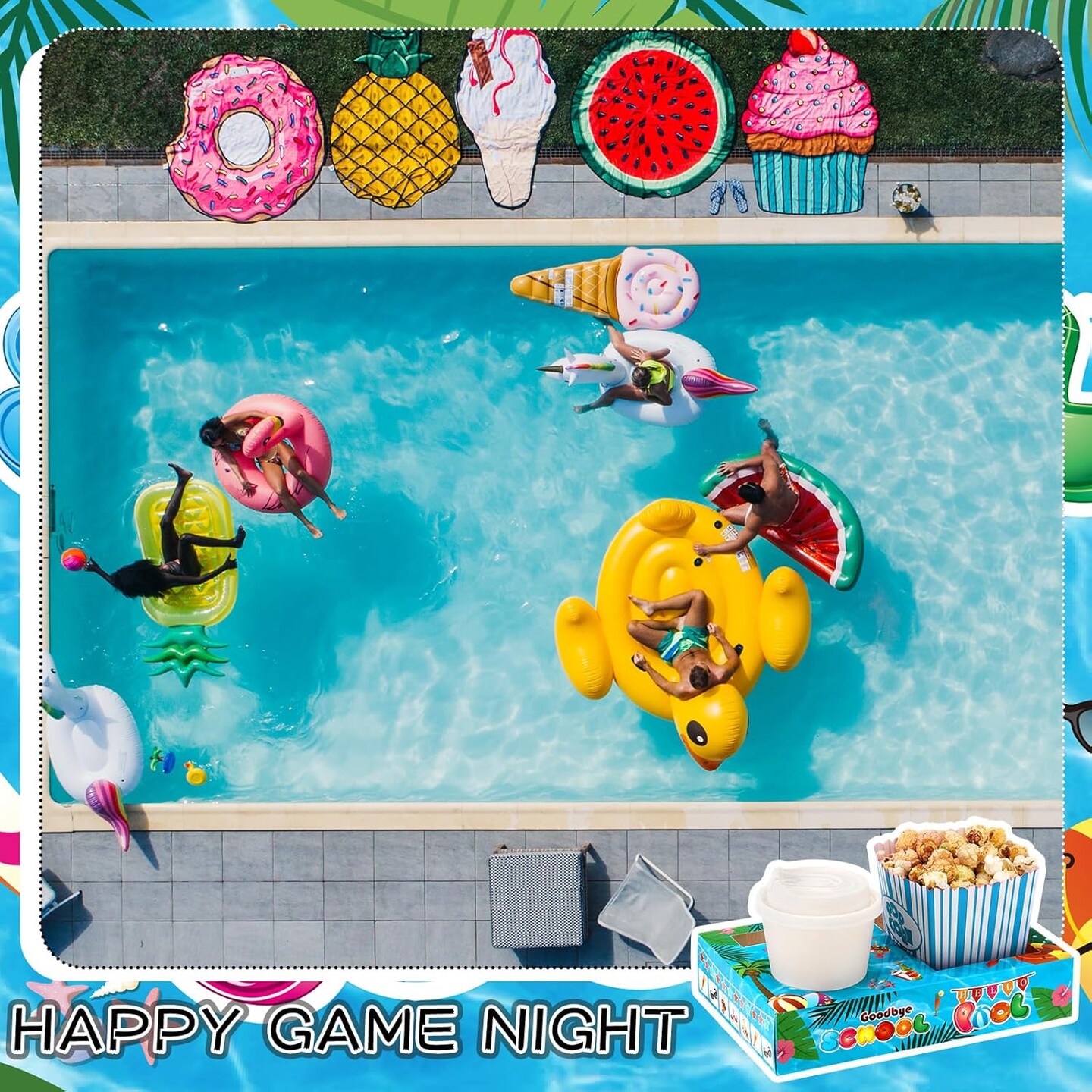 20 Pcs Goodbye School Hello Summer Party Supplies 2025