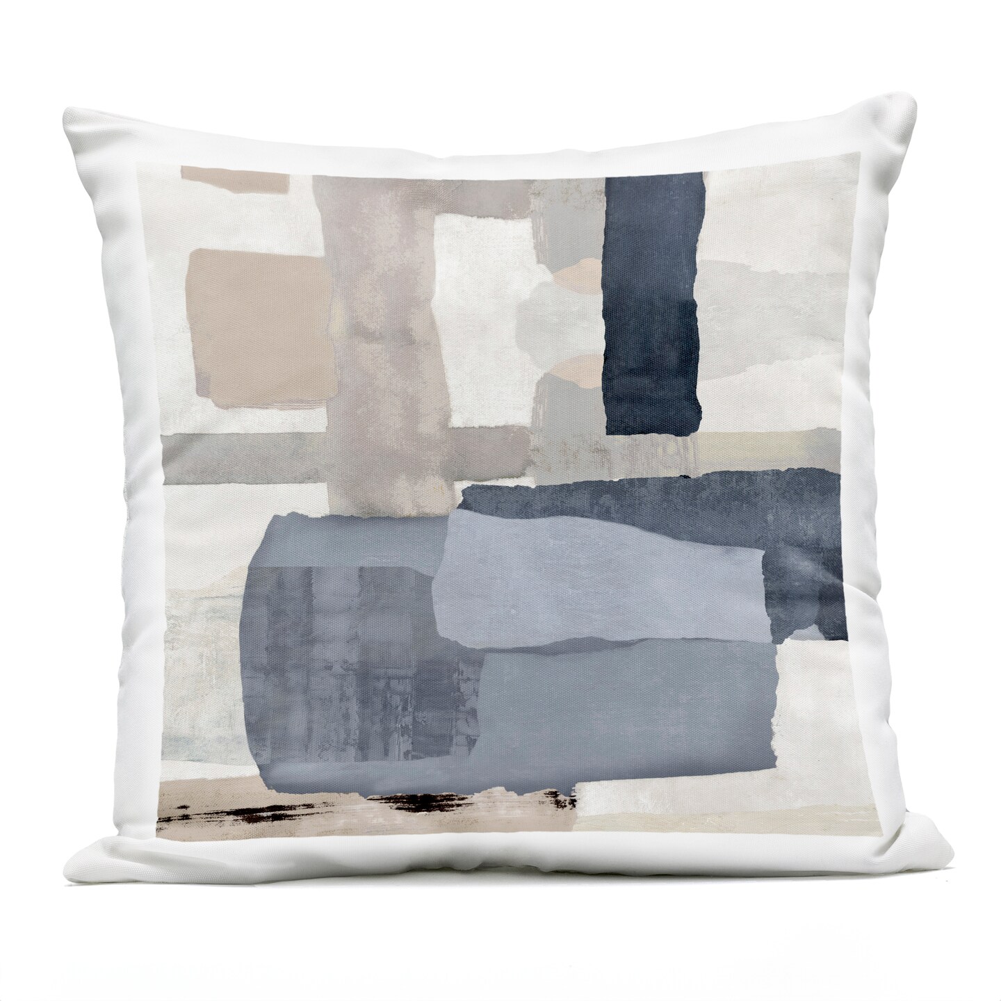 Stupell Industries Earthy Expressive Abstract Outdoor Printed Pillow, design by Jacob Q, 18 x 7 x 18