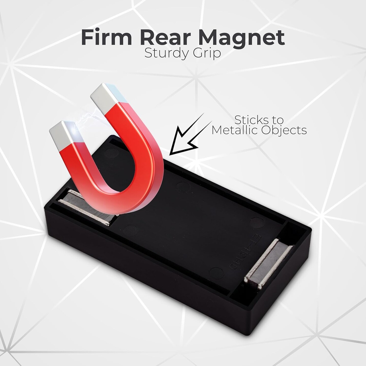 Hide A Key Magnetic Key Holder Under Car - So You Never Lock Out - Plastic Magnet Key Hider to Store a Spare Key for Your Home, Storage, Office, or Vehicle - 2 Pack