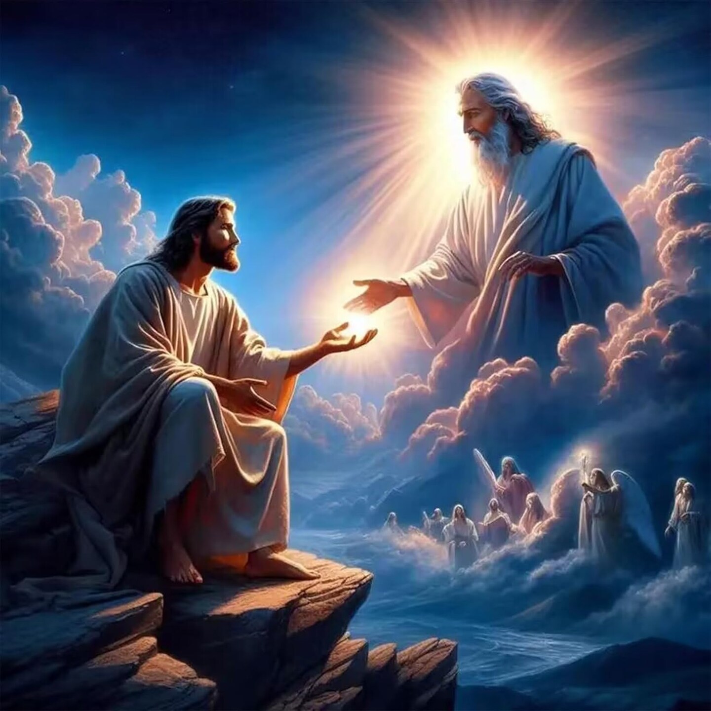 Jesus 5D Diamond Painting Kit – DIY Full Drill Faith-Inspired Art for Adults, 13.7 x 13.7 in, Home Wall Decor
