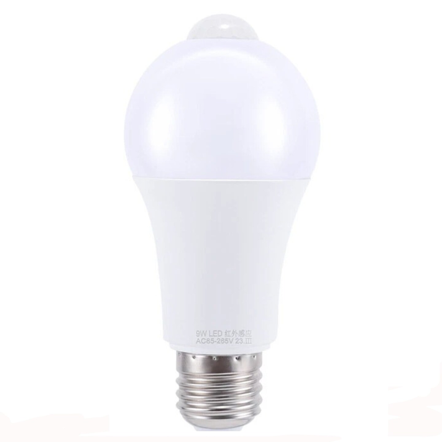90W LED Motion Sensor Light Bulb E26 E27 Dusk to Dawn & Flexible Lamp Holder