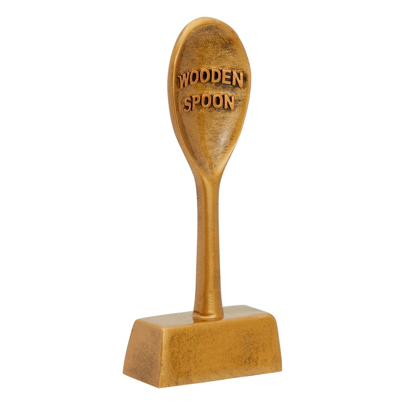 Golden Spoon Award Cooking Trophy for Chili Cook Off, Baking Contest, Best Cookie, Salsa Competition, Funny Food Prize (2.5x6.2x1 in, Bronze Metal Finish, Small)