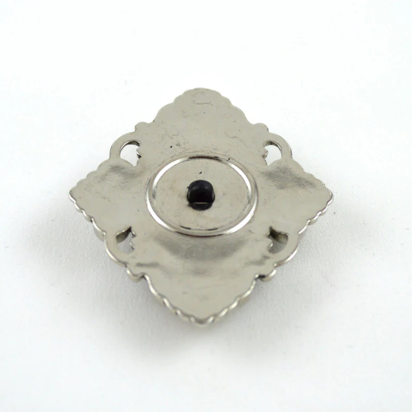 1 Piece Vintage Gothic Silver Cameo Pendants Large 2.25 x 2 Inch