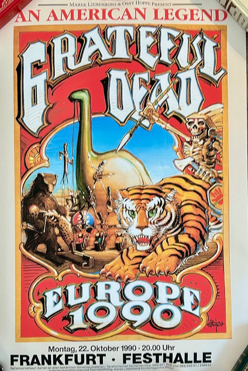 Grateful Dead リックグリフィン ポスター MINT Grateful Dead Rick Griffin Hawaii Poster 1982