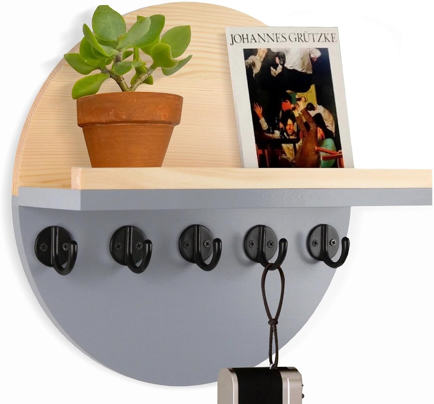 Decorative Diy Mail And Key Organizer Key Holder For Wall With