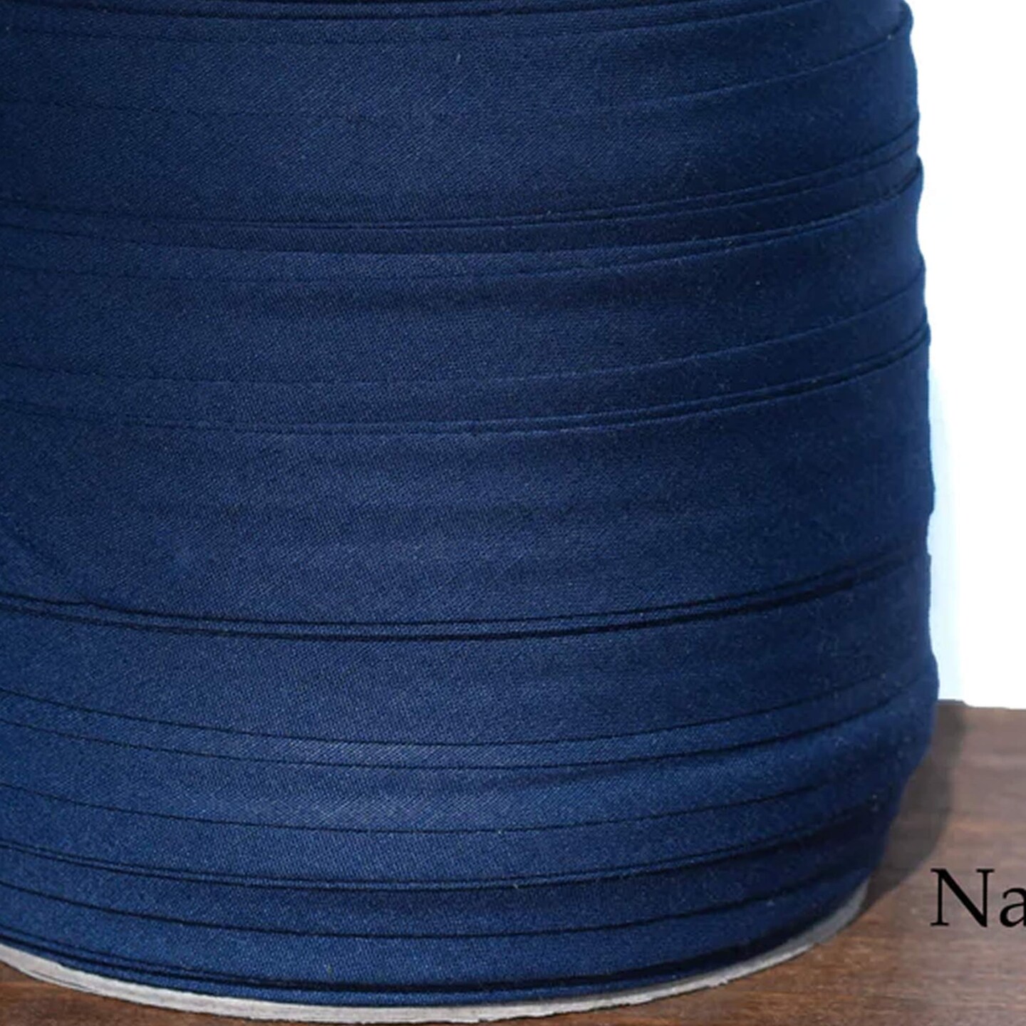 5 Yards Navy Polycotton Bias Tape 3/4&#x22; Durable Trim for Sewing, Crafts &#x26; Binding