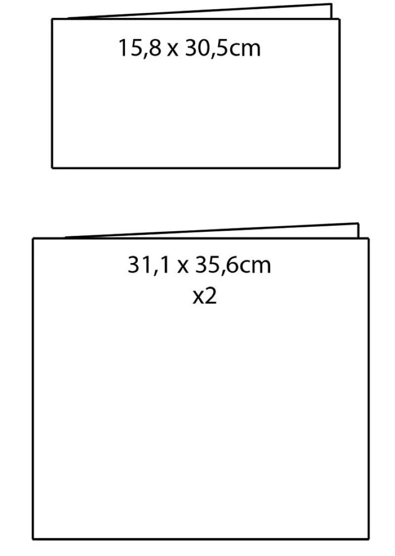 Heidi Swapp - MINC - TRANSFER FOLDERS - 6.25 X 12 / 12.25 X 14 (3 PIECE) 370122