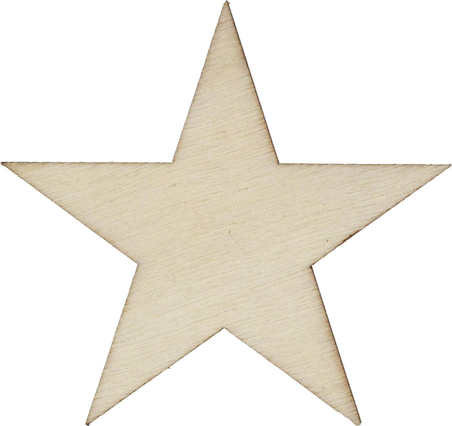 50 Small Wooden Stars – 1.25 Inch (1-1/4") Unfinished Wood Cutouts for Crafts, DIY Projects & Decorations