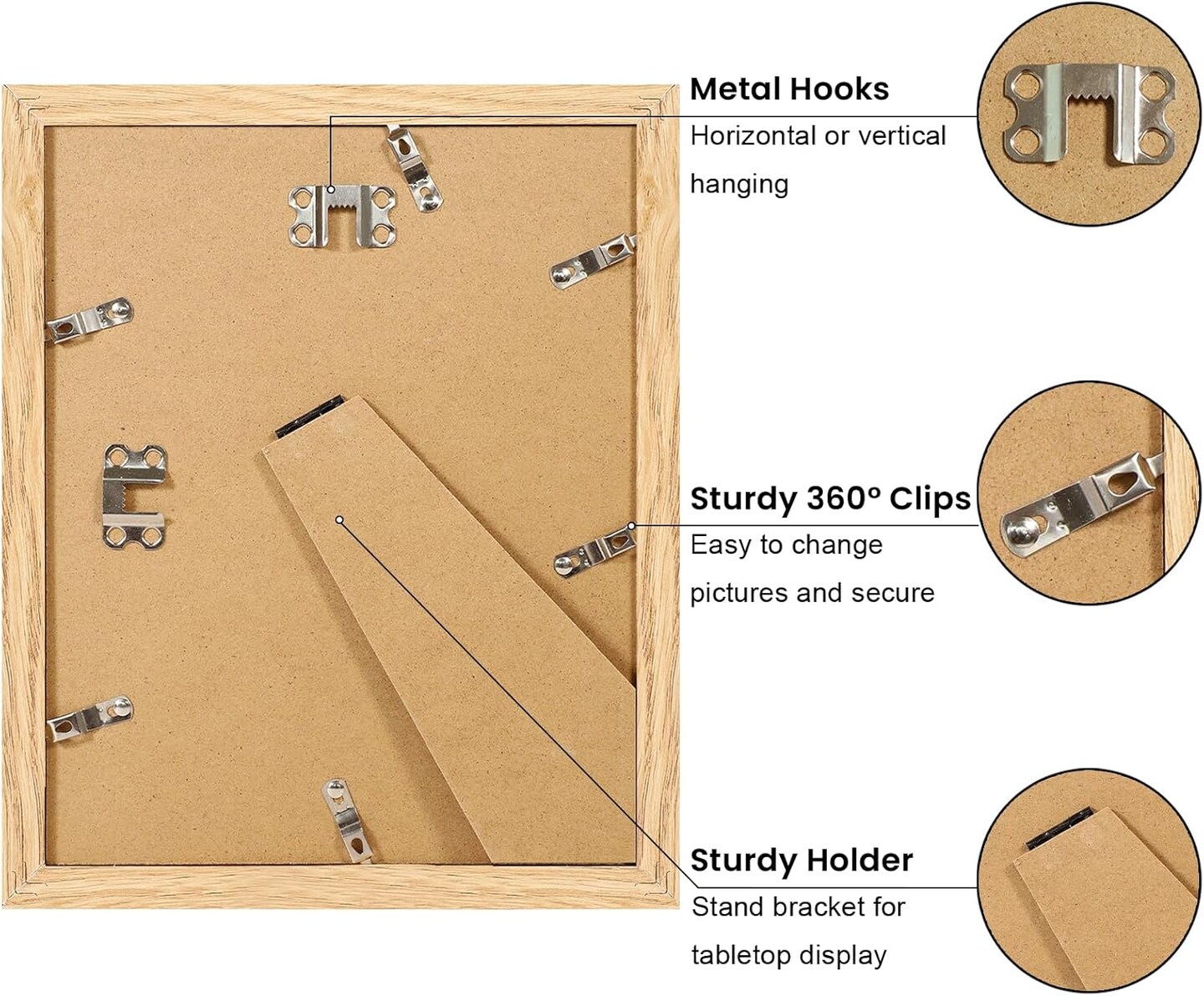 8x10 Picture Frame Set of 9,