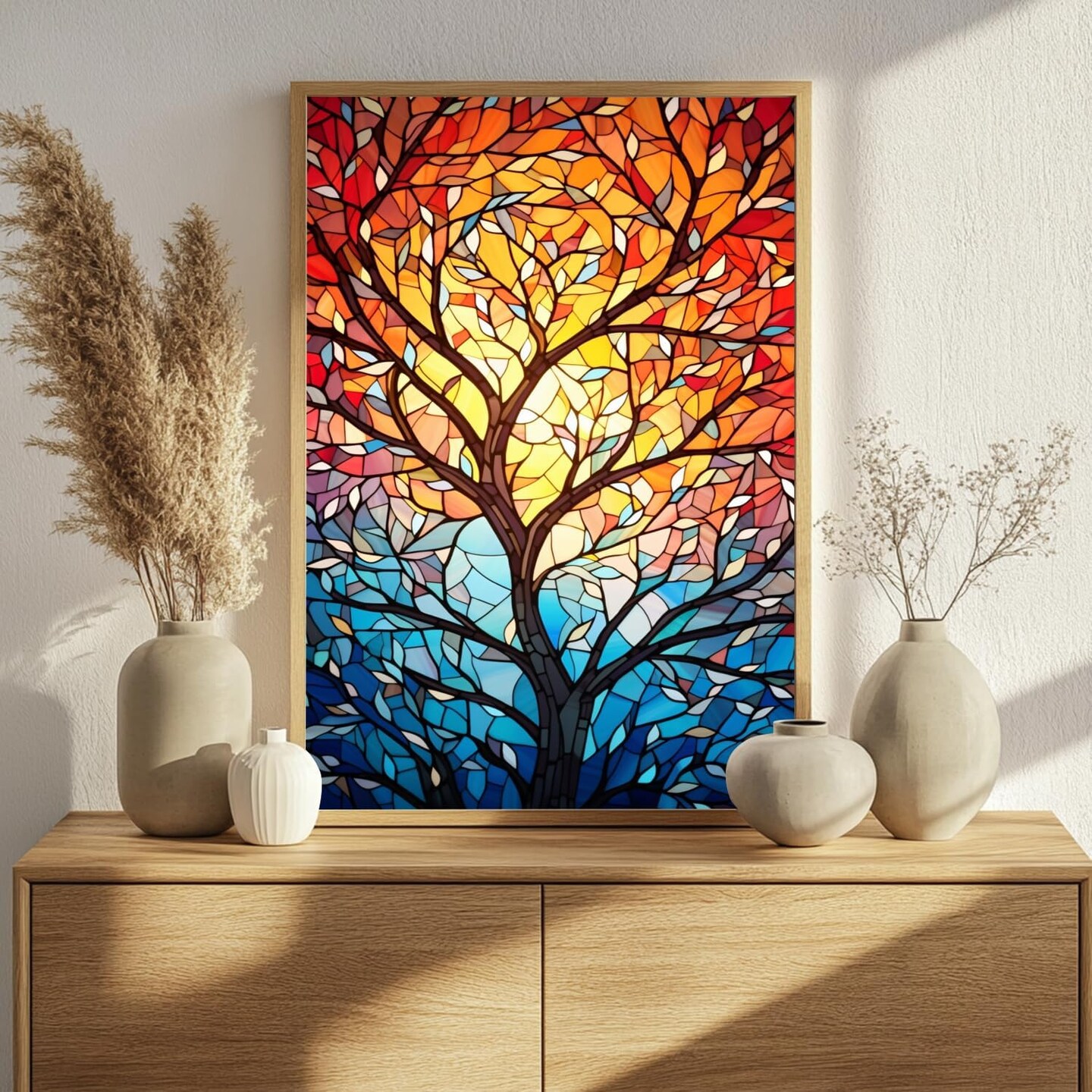 Stained Glass Paint by Numbers Kit