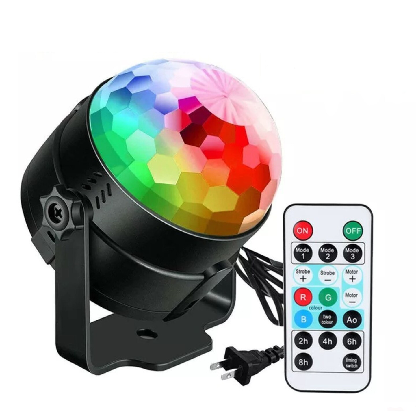 RGB Disco Ball Light Stage Strobe Effect Magic Ball Voice Controlled Light