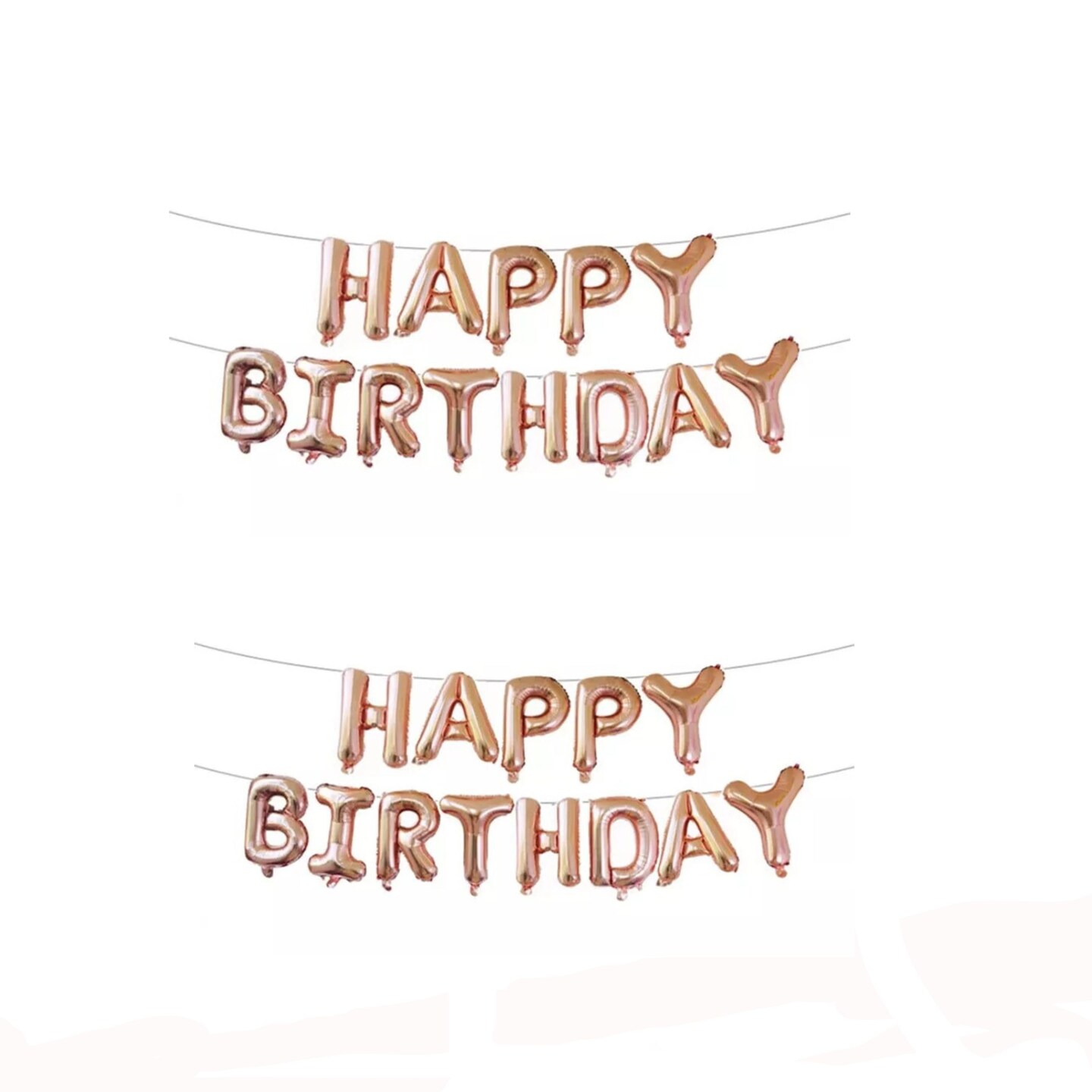 Happy Birthday Self-Inflating Balloon Banner Party Decoration