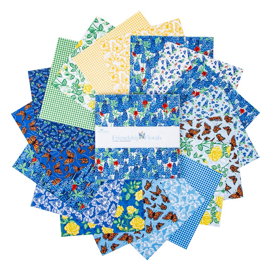 Friendship Florals 10&#x22; Square Pack