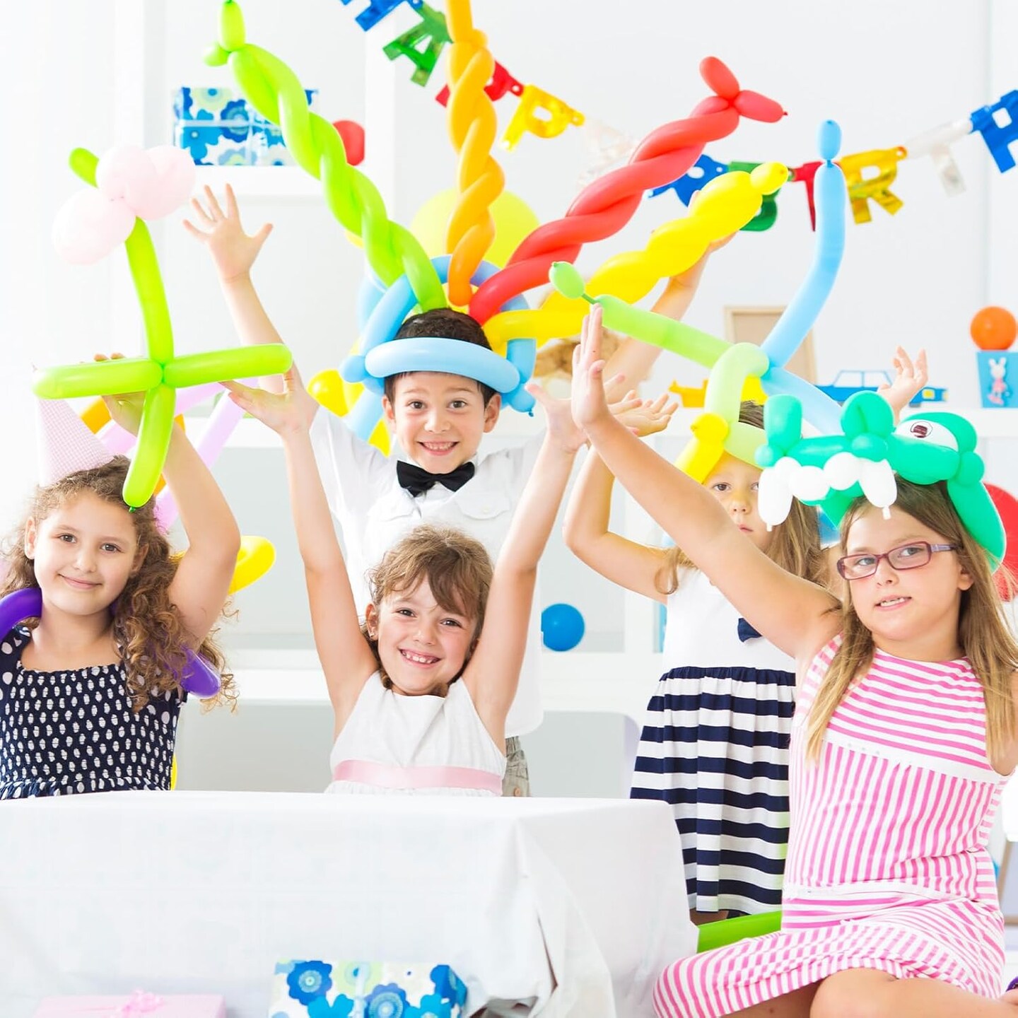 400 PCS 260 Long Balloons, Assorted Color