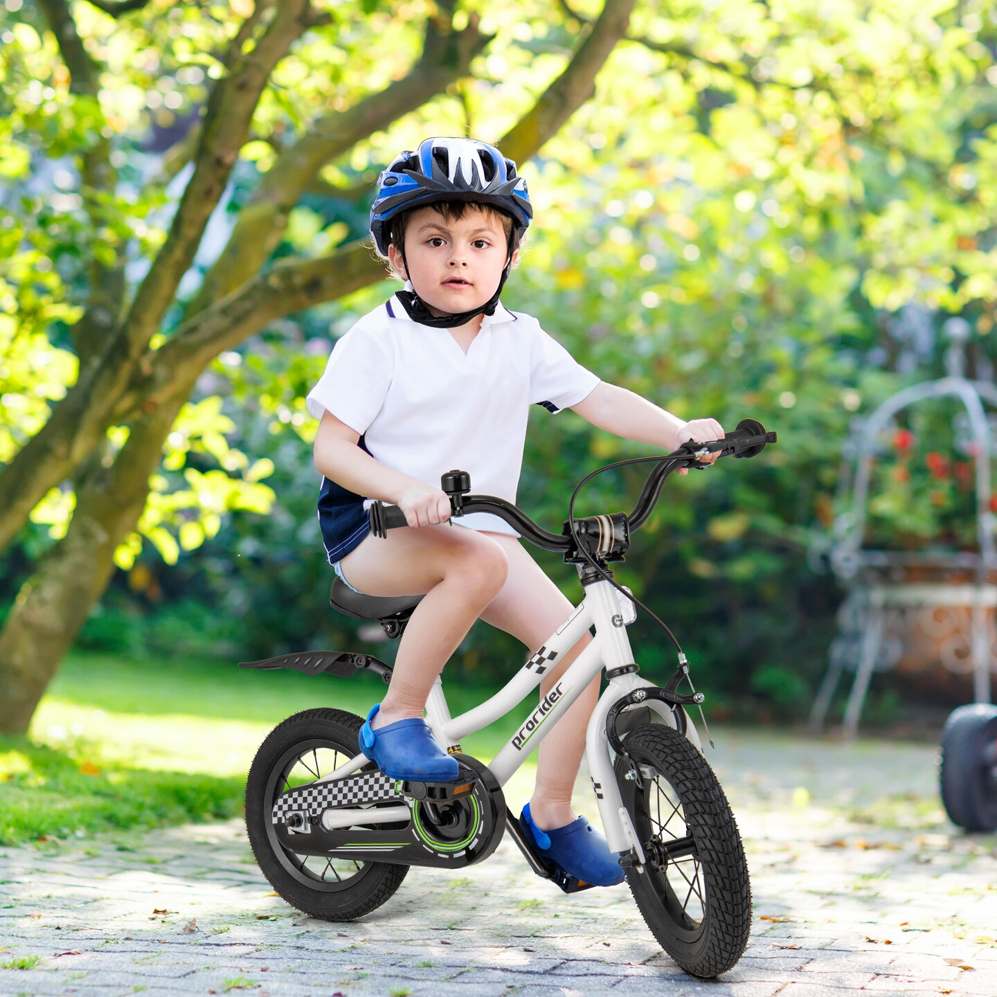 12 Inch Kids Bike for Ages 3-4 with Adjustable Seat and Training Wheels