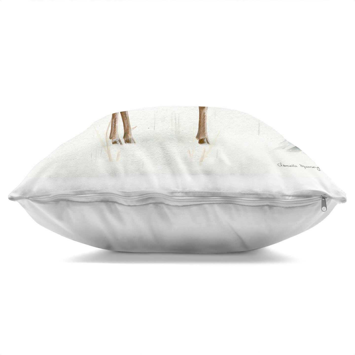 Stupell Industries Christmas Critters Reindeer Decorative Printed Throw Pillow, design by Danielle Murray, 18 x 7 x 18